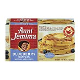 Aunt Jemima Blueberry 10 Ct Waffles Full-Size Picture